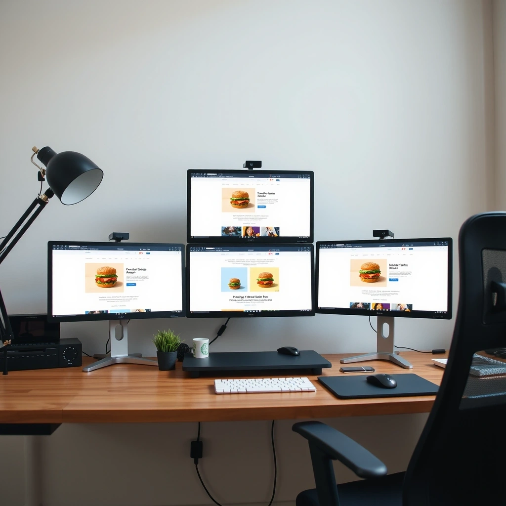 Web design services showcase